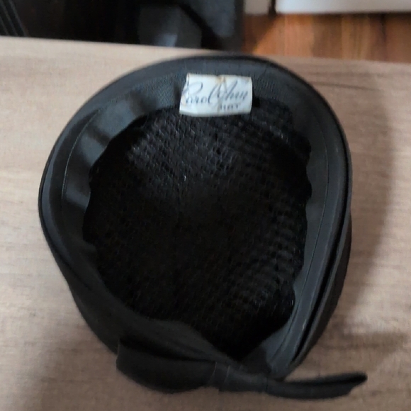 Elegant Black Woven Women's Vintage Hat - Picture 4 of 5